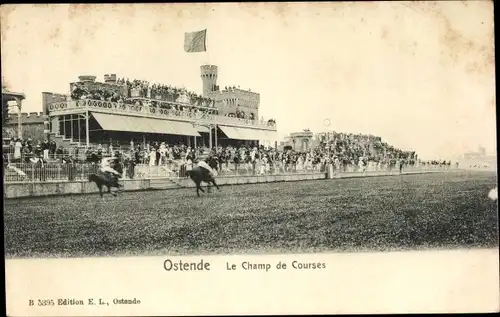 Ak Oostende Ostende Westflandern, Le Champ de Courses