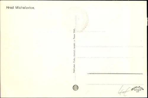 Ak Mladá Boleslav Jungbunzlau Mittelböhmen, Hrad Michalovice