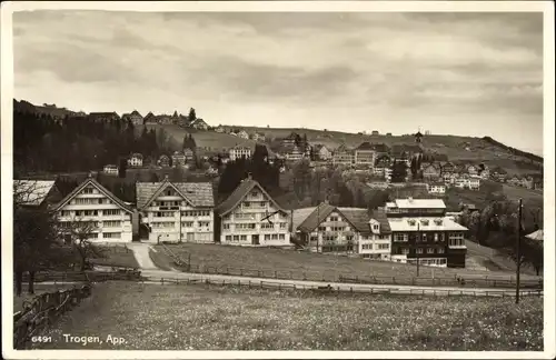 Ak Trogen Kanton Appenzell Ausserrhoden, Teilansicht des Ortes