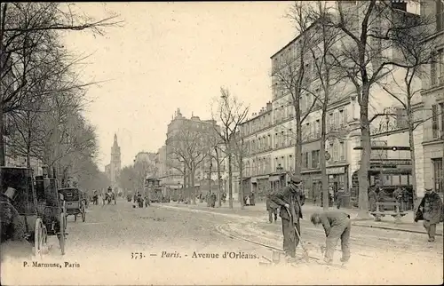 Ak Paris XIV, Avenue de la Porte d'Orléans