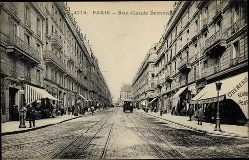 Ak Paris XIII, Rue Claude Bernard, Cremerie, Beurre, Oeufs