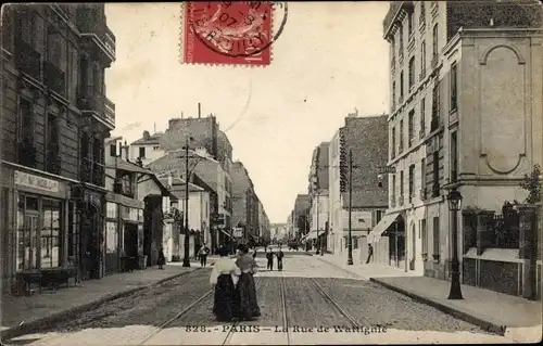 Ak Paris XII Reuilly, Rue de Wattigny, Geschäfte, Coiffeur