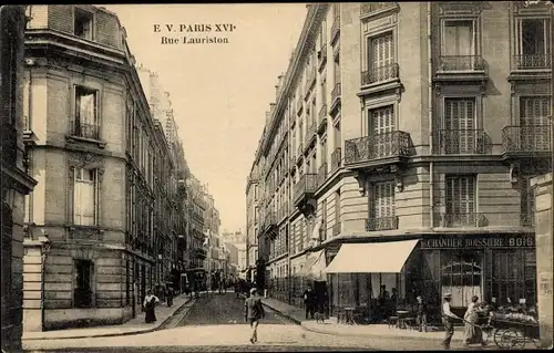 Ak Paris XVI, Rue Lauriston, Chantier Boissière