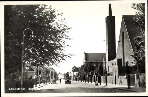 Ak Heerlen Limburg, Akerstraat, Kirche