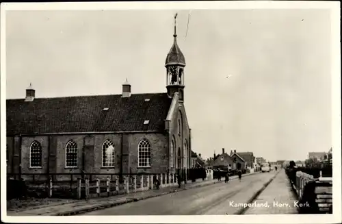 Ak Kamperland Noord Beveland Zeeland Niederlande, Herv. Kerk