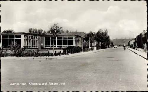 Ak Kamperland Noord Beveland Zeeland Niederlande, Kleuterschool Nieuwstraat