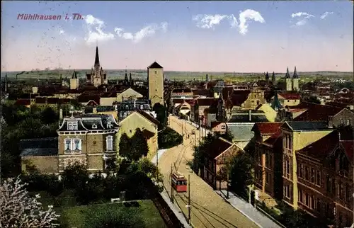 Ak Mühlhausen in Thüringen, Panorama