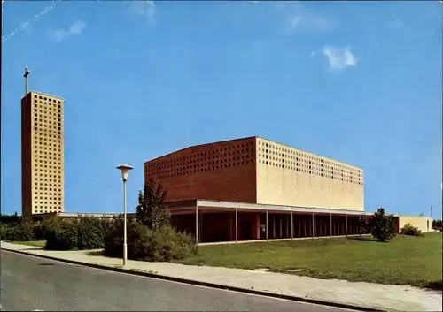 Ak Käfertal Süd Mannheim in Baden, Kath. Pfarrkirche St. Hildegard