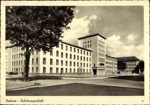 Ak Bochum im Ruhrgebiet, Ansicht auf Gebäude, Ruhrknappschaft