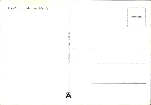 Ak Diepholz in Niedersachsen, An der Münte