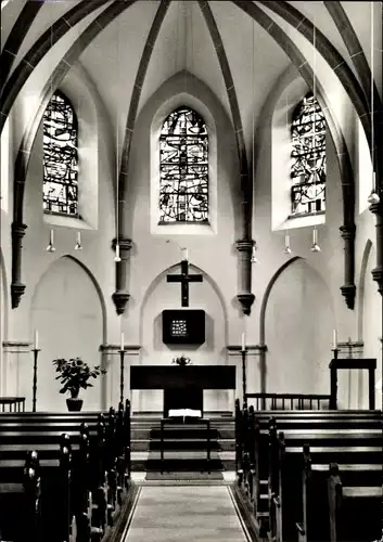 Ak Treis Karden an der Mosel, Kloster Engelport, Kirche Inneres