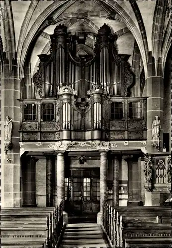 Ak Schleiden in der Eifel, Kath. Pfarrkirche, Königorgel