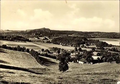 Ak  Niederlugau Oelsnitz im Erzgebirge,, Gesamtansicht