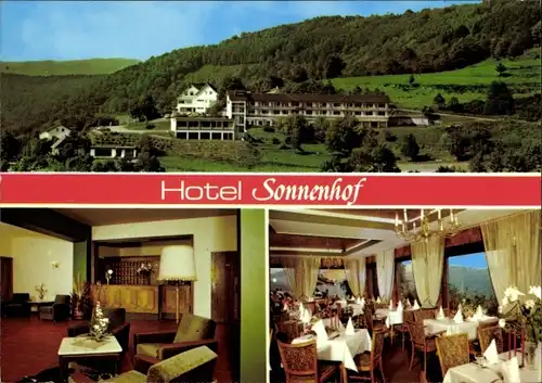 Ak Einruhr Simmerath in der Eifel, Hotel Sonnenhof