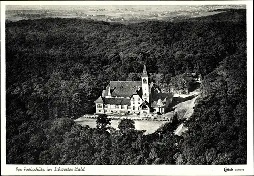 Ak Schwerte im Ruhrgebiet, Fliegeraufnahme, Freischütz im Schwerter Wald