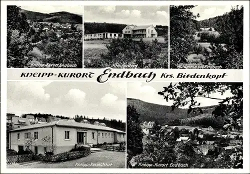 Ak Bad Endbach in Hessen, Rheumabad, Kneipp Kurinstitut, Gesamtansicht