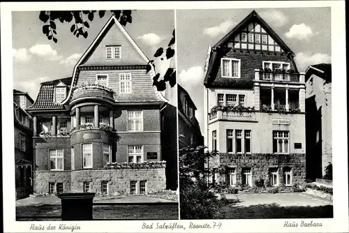 Ak Bad Salzuflen in Lippe, Haus der Königin, Haus Barbara, Roonstr. 7-9