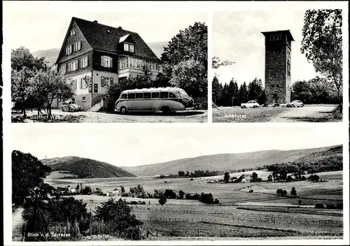 Ak Reblin Herscheid im Sauerland Westfalen, Teilansichten, Kolbturm, Feldpartie, Gasthaus Weber