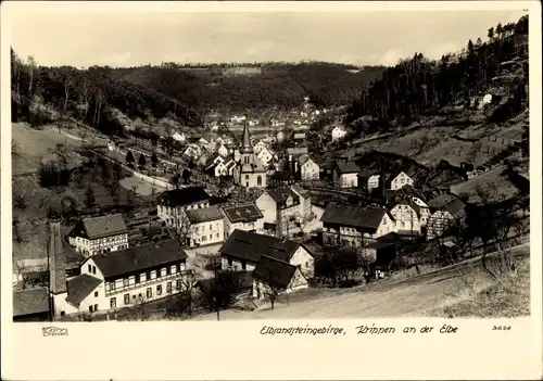 Ak Krippen Bad Schandau Sächsische Schweiz, Elbsandgebirge, Walter 3628