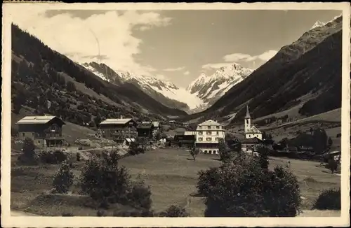 Ak Kippel Raron Kanton Wallis, Lötschental, Langgletscher