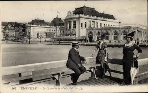 Ak Trouville Calvados, Le Casino, Le Music Hall