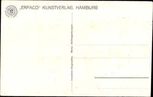 Künstler Ak Portrait eines Mannes, Pfeife