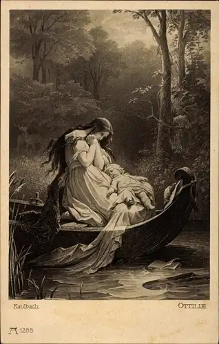 Künstler Ak Kaulbach, Ottilie