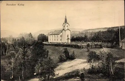 Ak Meråker Norwegen, Kirke, Kirche