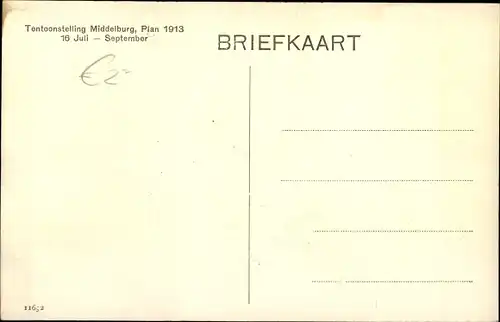 Ak Niederlande, Hedendaagsche drachten, Tentoonstelling Middelburg 1913