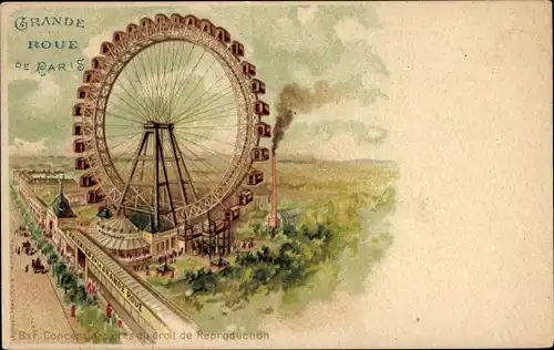 Litho Paris, Grande Roue de Paris, Riesenrad