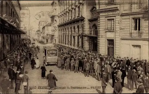 Ak Paris, Au Bon Marche, Maison A. Boucicaut