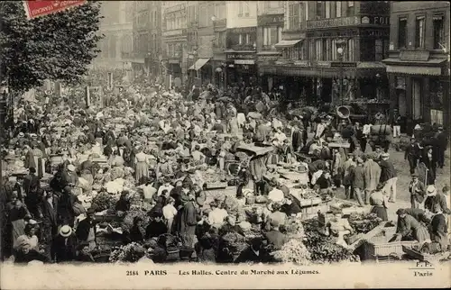 Ak Paris I., Les Halles, Centre du Marche aux Legumes