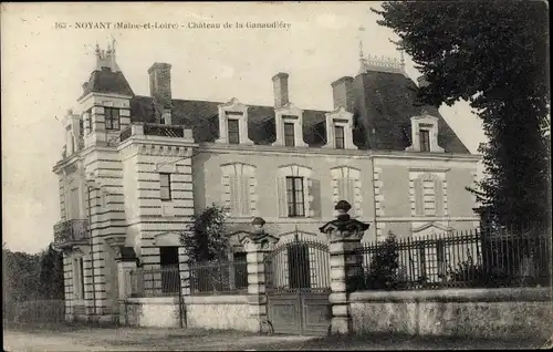 Ak Noyant Maine et Loire, Chateau de la Ganaudiere