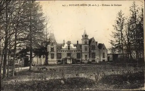 Ak Noyant Méon Maine et Loire, Chateau de Galmer