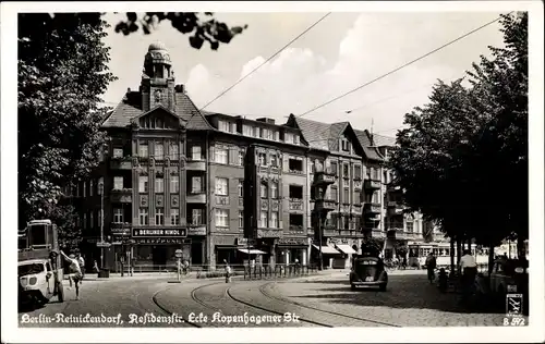 Ak Berlin Reinickendorf, Residenzstraße, Ecke Kopenhagener Straße