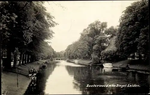 Ak Leiden Südholland Niederlande, Zoeterwoudsche Singel