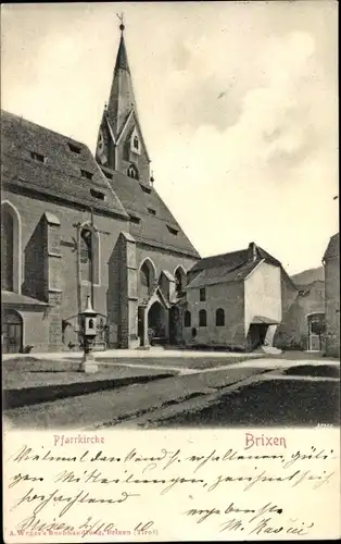 Ak Brixen Bressanone Südtirol, Pfarrkirche