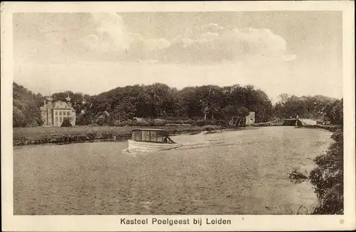 Ak Oegstgeest Südholland Niederlande, Kasteel Poelgeest