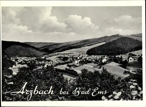 Ak Arzbach im Westerwald, Gesamtansicht