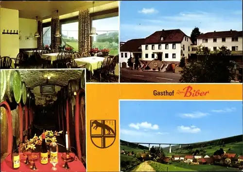 Ak Speicherz Motten in Unterfranken, Gasthof zum Biber