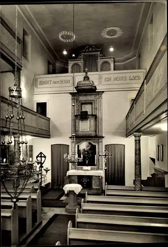 Ak Deutschland ? Kircheninneres, Altar