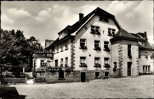 Ak Hermes Marktleugast im Frankenwald Bayern, Pension Haueis