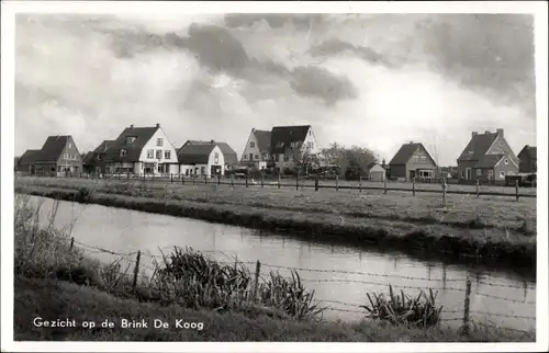 Ak De Koog Texel Nordholland Niederlande,Gezicht op de Brink