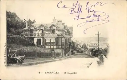 Ak Trouville Calvados, Le Calvaire