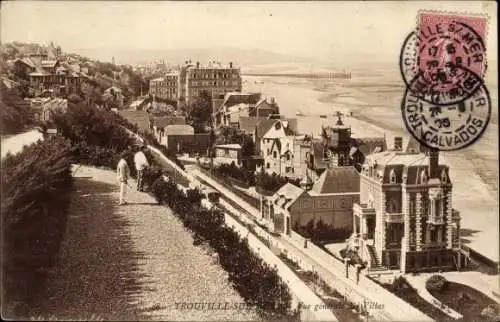 Ak Trouville sur Mer Calvados, Vue generale des Villas