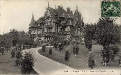 Ak Deauville Calvados, Ferme du Coteau