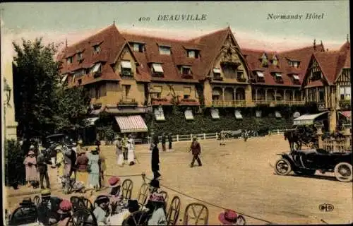 Ak Deauville Calvados, Normandy Hotel