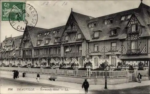 Ak Deauville Calvados, Normandy Hotel