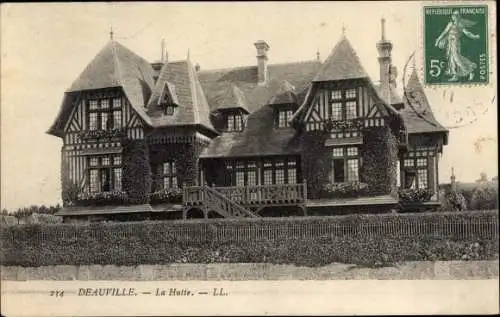 Ak Deauville Calvados, La Hutte