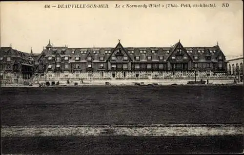 Ak Deauville sur Mer Calvados, Le Normandy Hotel